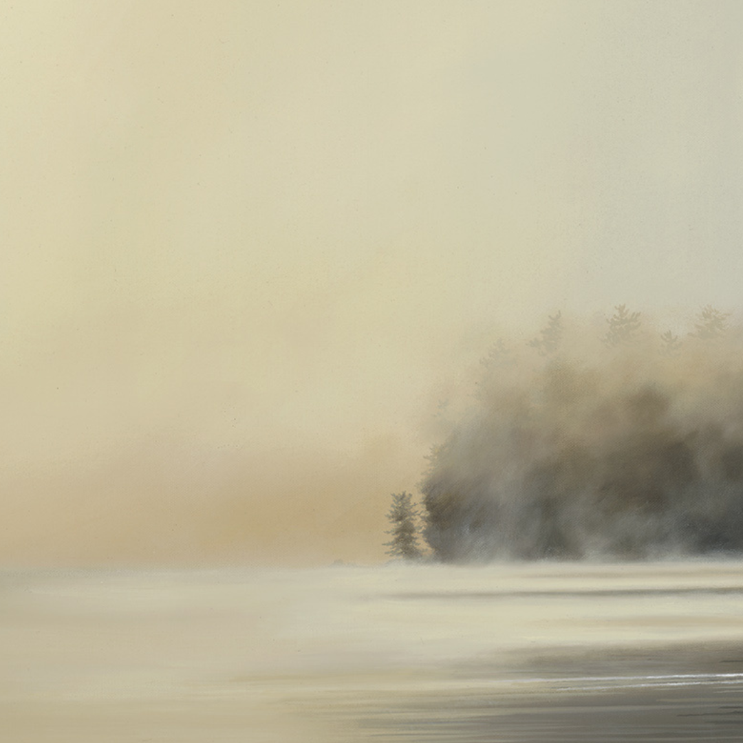A close-up photograph of some of the finer details in the original painting "Dayspring" by Hannah Kilby from Hannah Michelle Studios.