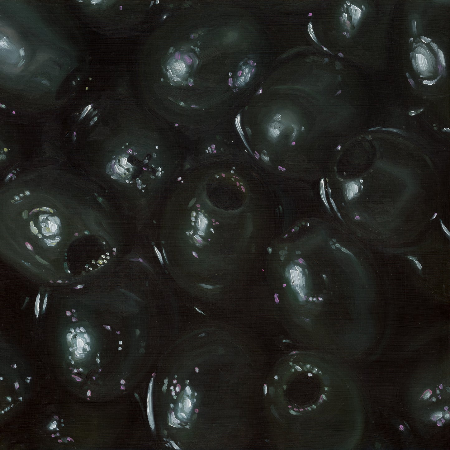 The original painting “Black Olives" by Hannah Kilby from Hannah Michelle Studios.