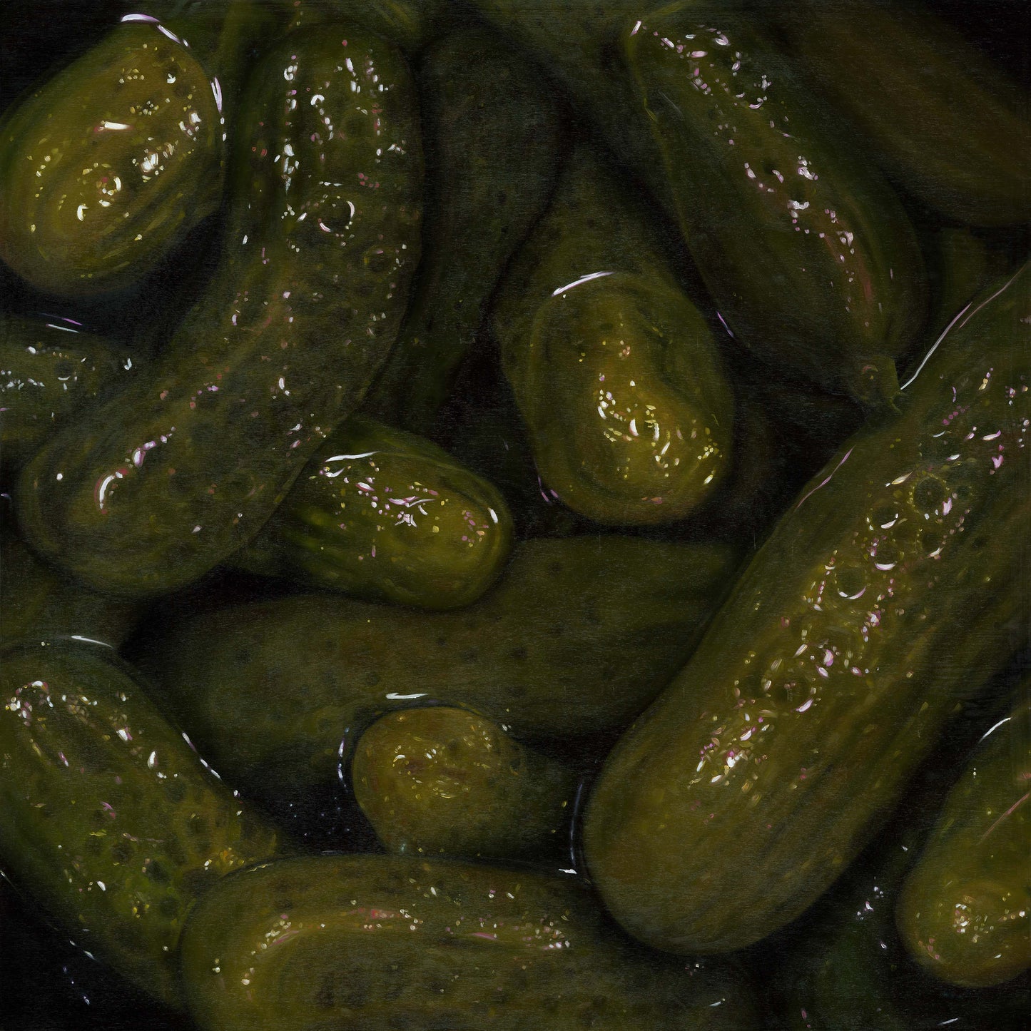 "Pickles" 40x40" Painting