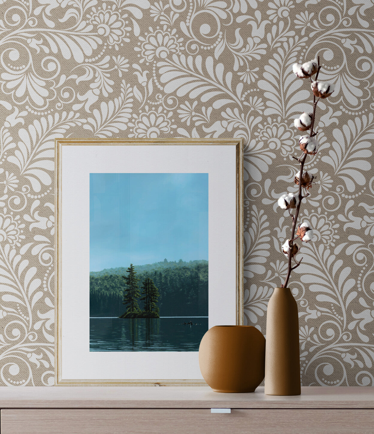The original painting “Tranquility" by Hannah Kilby from Hannah Michelle Studios, displayed as a fine art print.