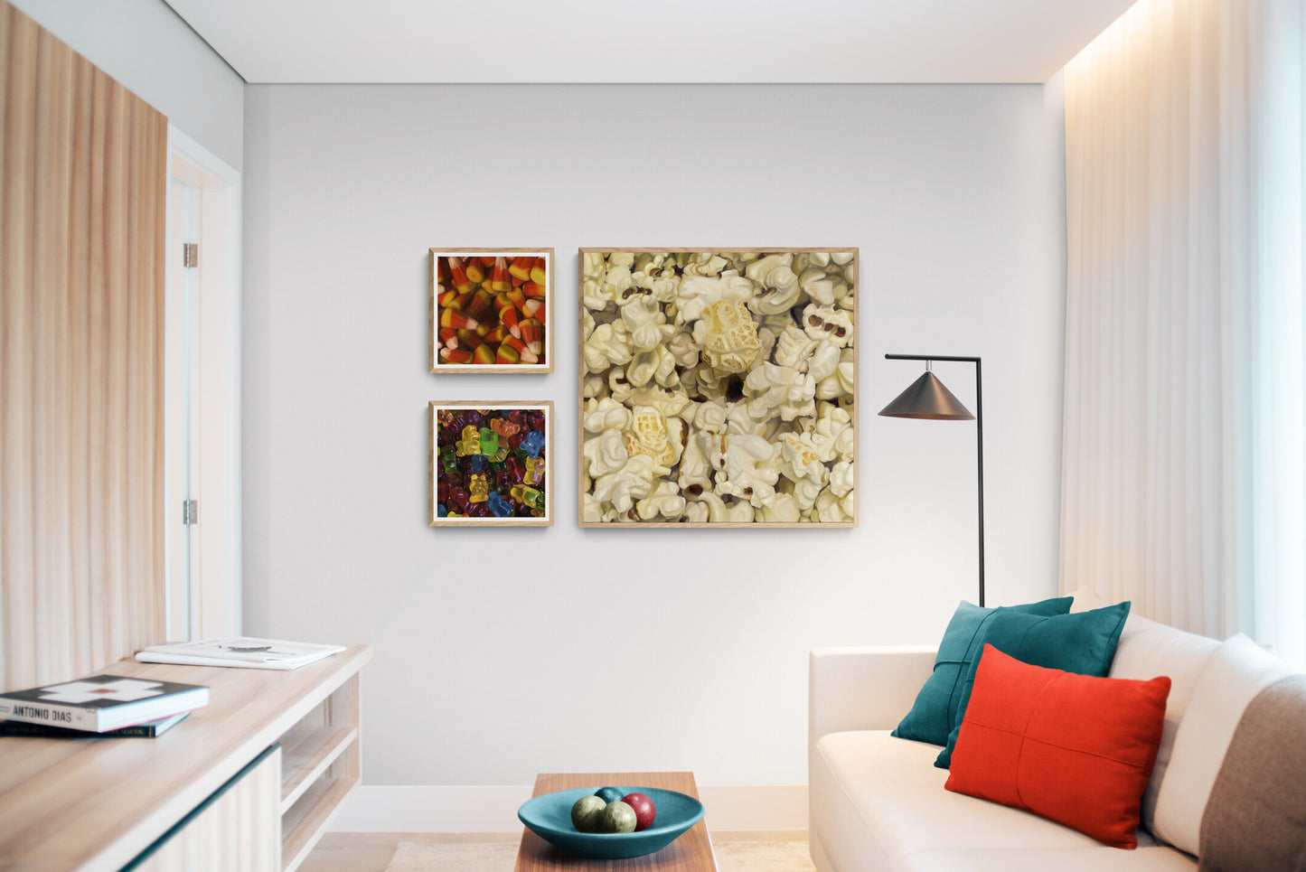 "Popcorn" 30x30" Painting