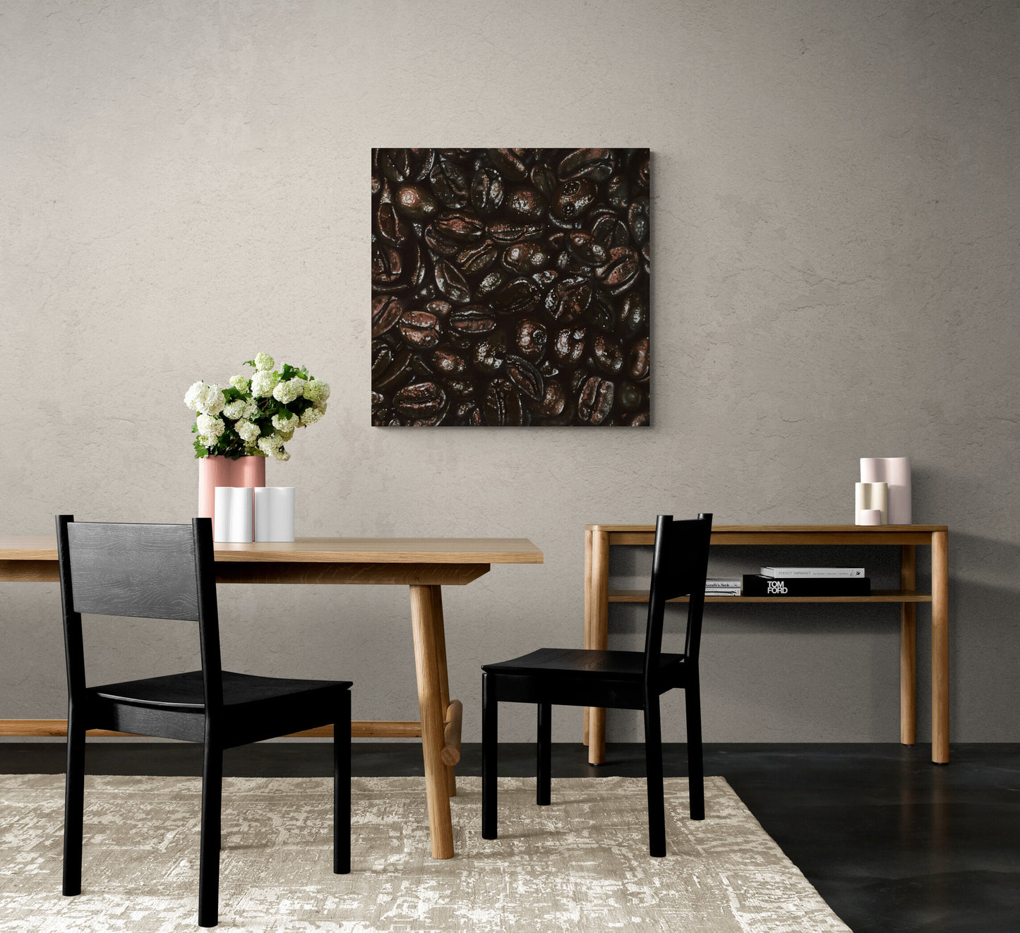 "Coffee Beans" 30x30" Painting