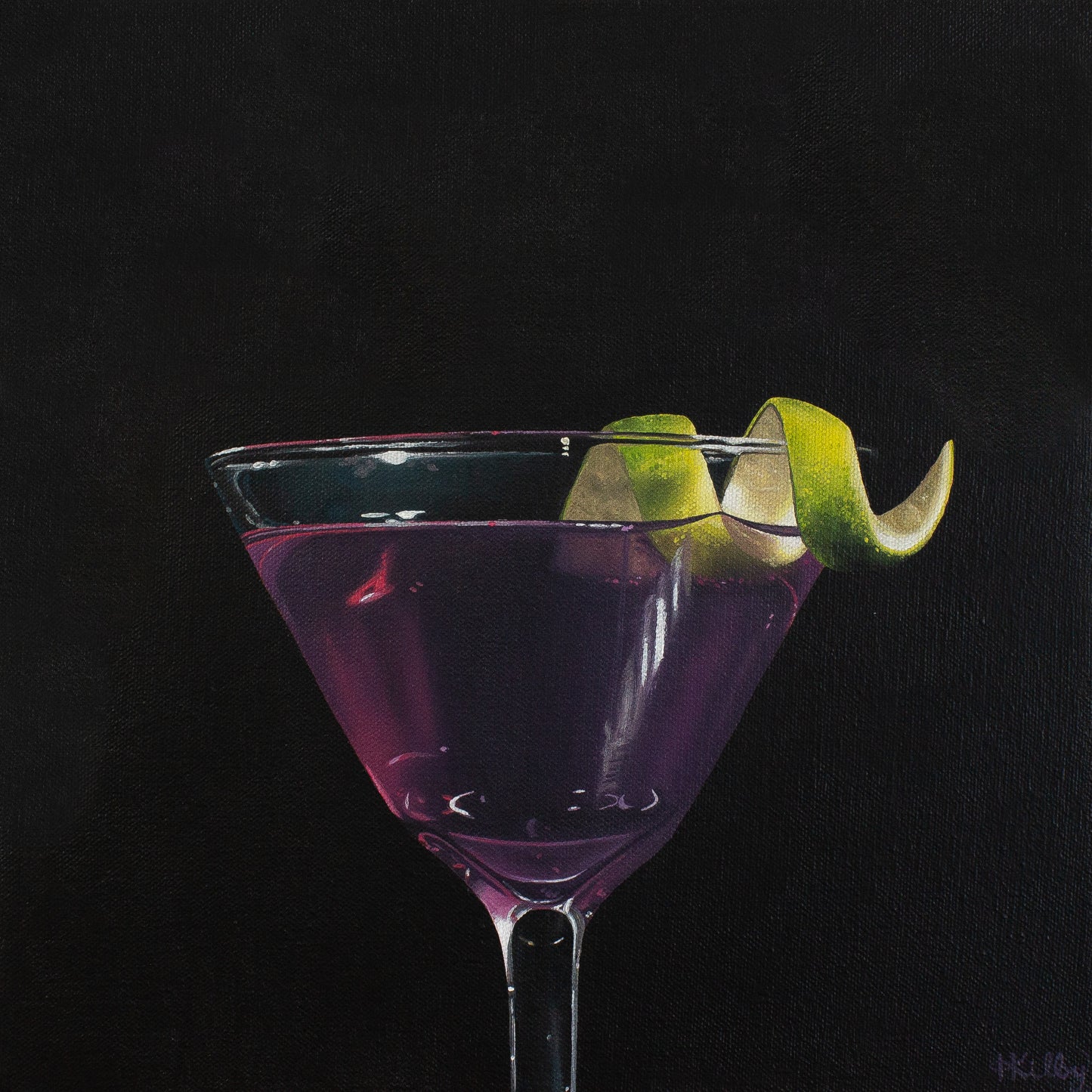 "Twist" 12x12" Painting