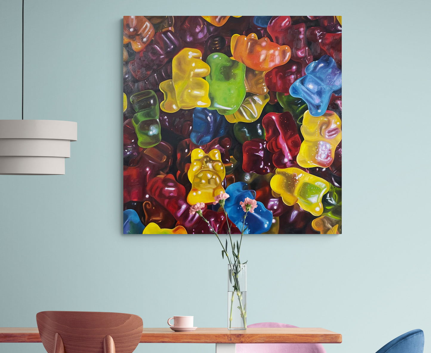 "Gummy Bears" 40x40" Painting