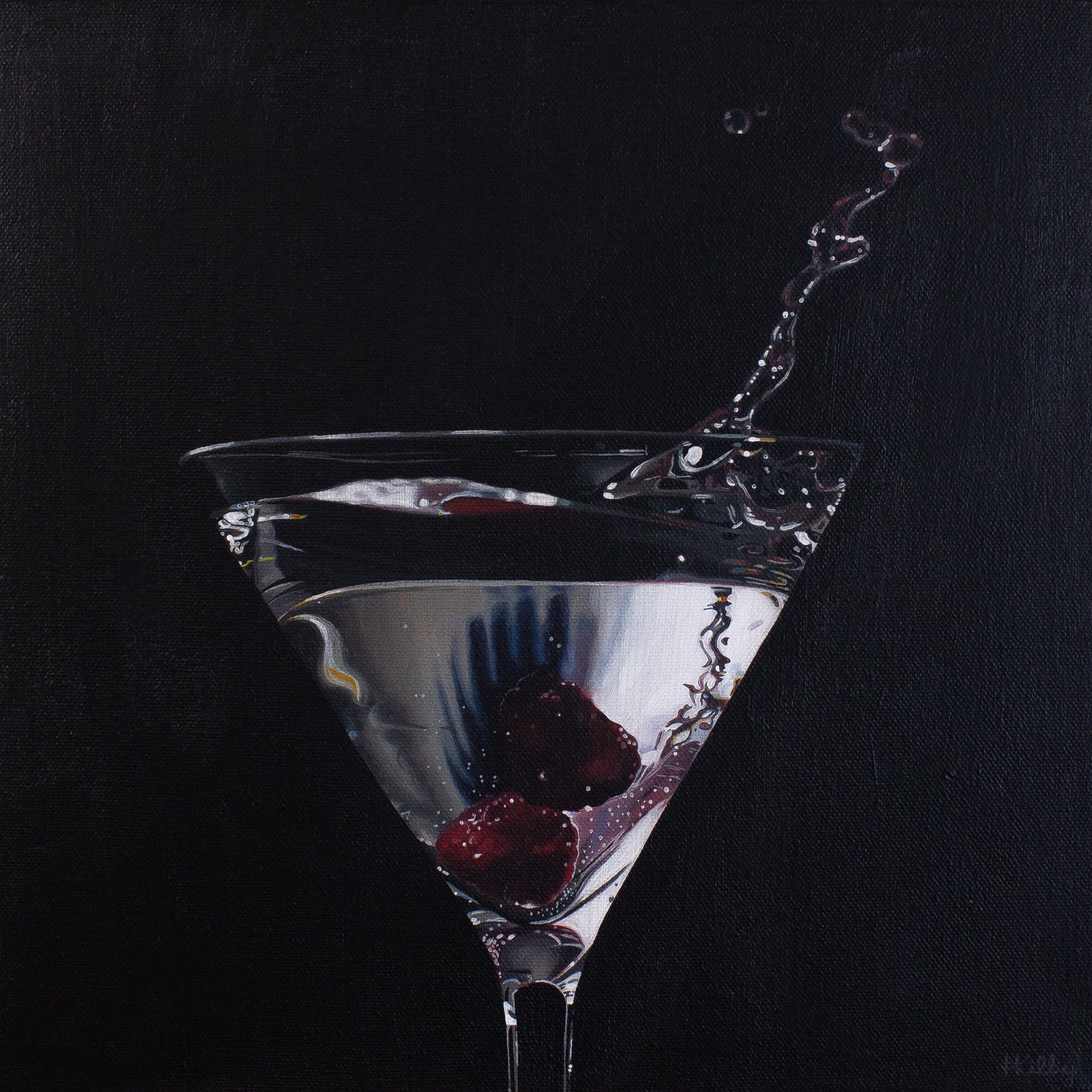 "Splash" 12x12" Painting