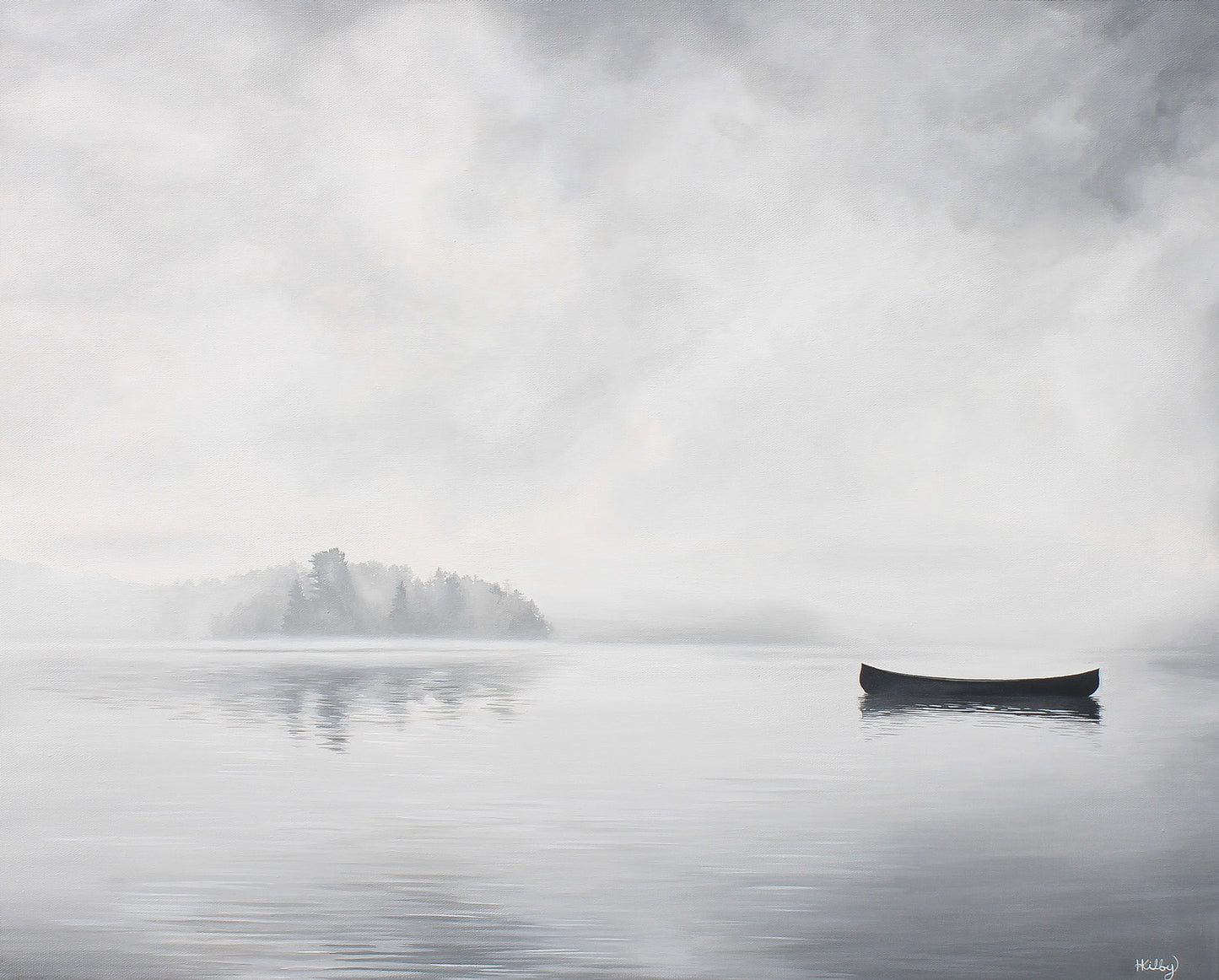 The original painting “Ethereal" by Hannah Kilby from Hannah Michelle Studios.