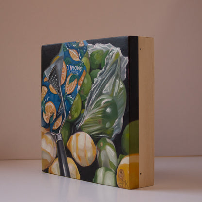 "Zested" 6x6" Painting
