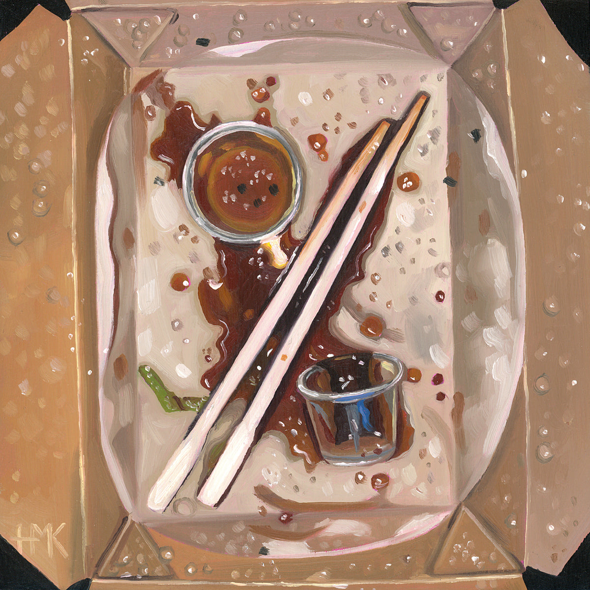 "Dumpling Aftermath" Giclée