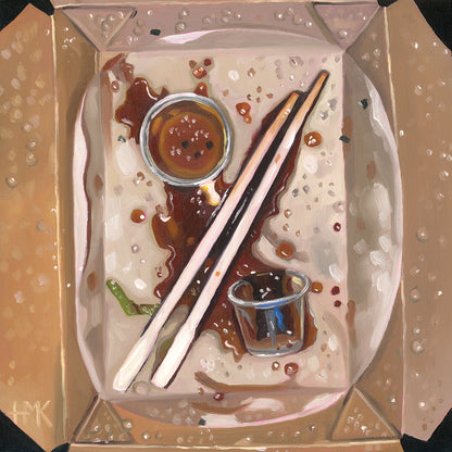 "Dumpling Aftermath" Giclée