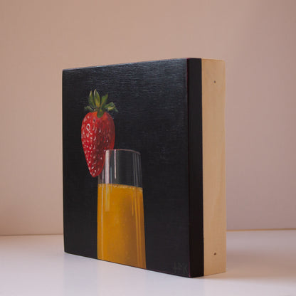 "Mimosa" 6x6" Painting