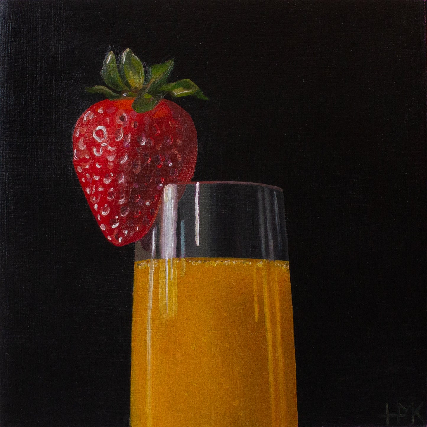 "Mimosa" 6x6" Painting