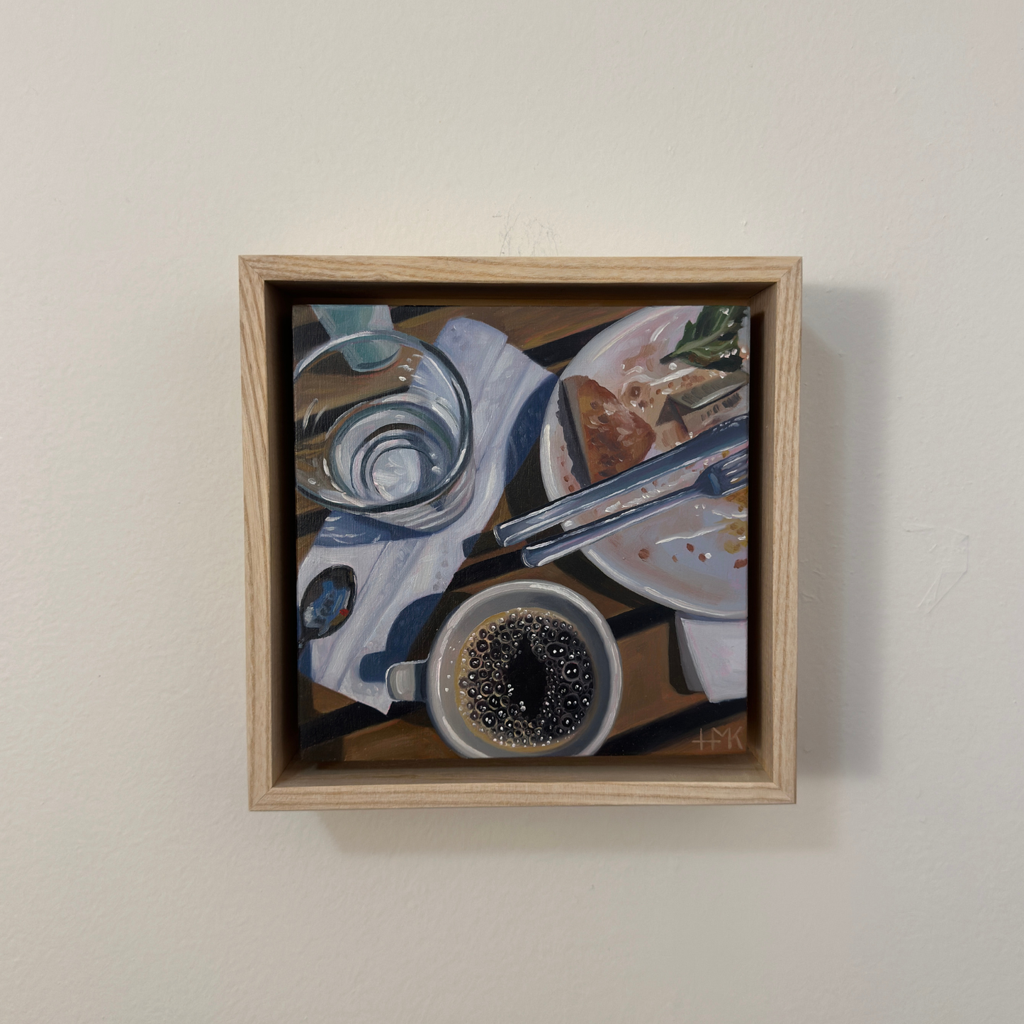 "Brunch In Brooklyn" 6x6" Painting