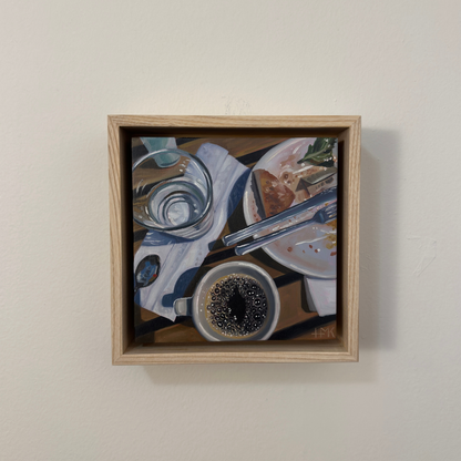 "Brunch In Brooklyn" 6x6" Painting