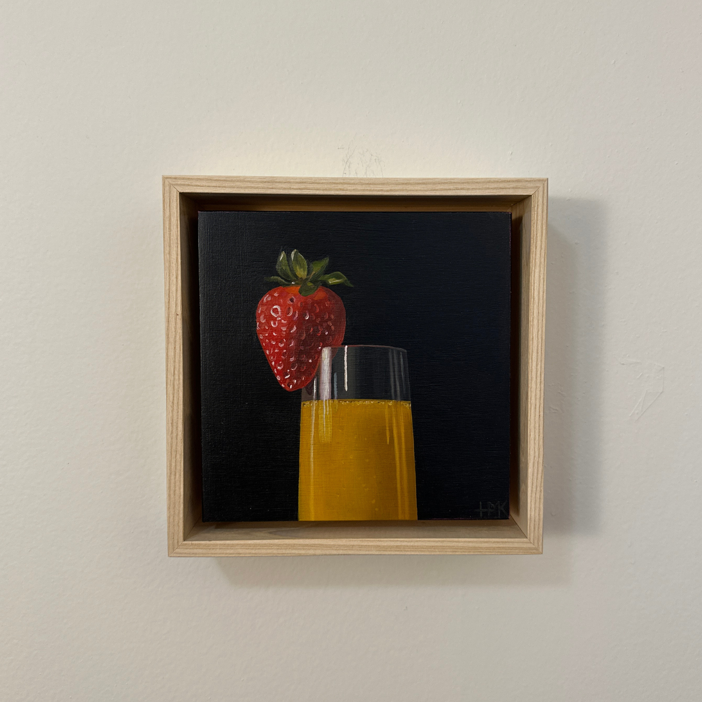 "Mimosa" 6x6" Painting