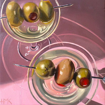"Olive Martinis" Giclée