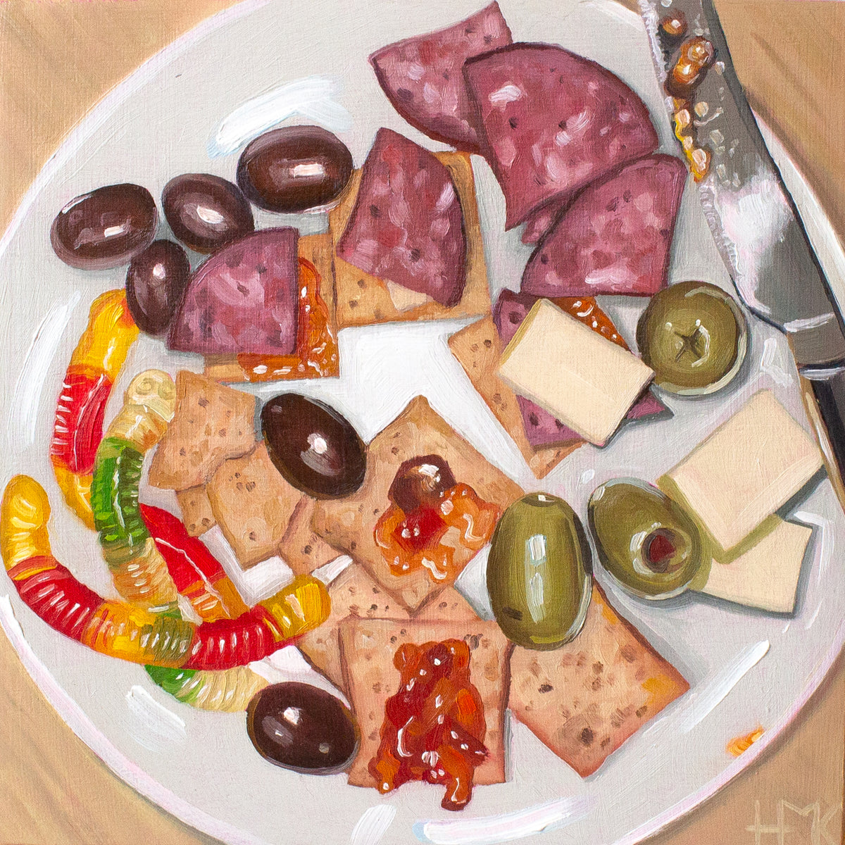 "Girl Dinner" Giclée