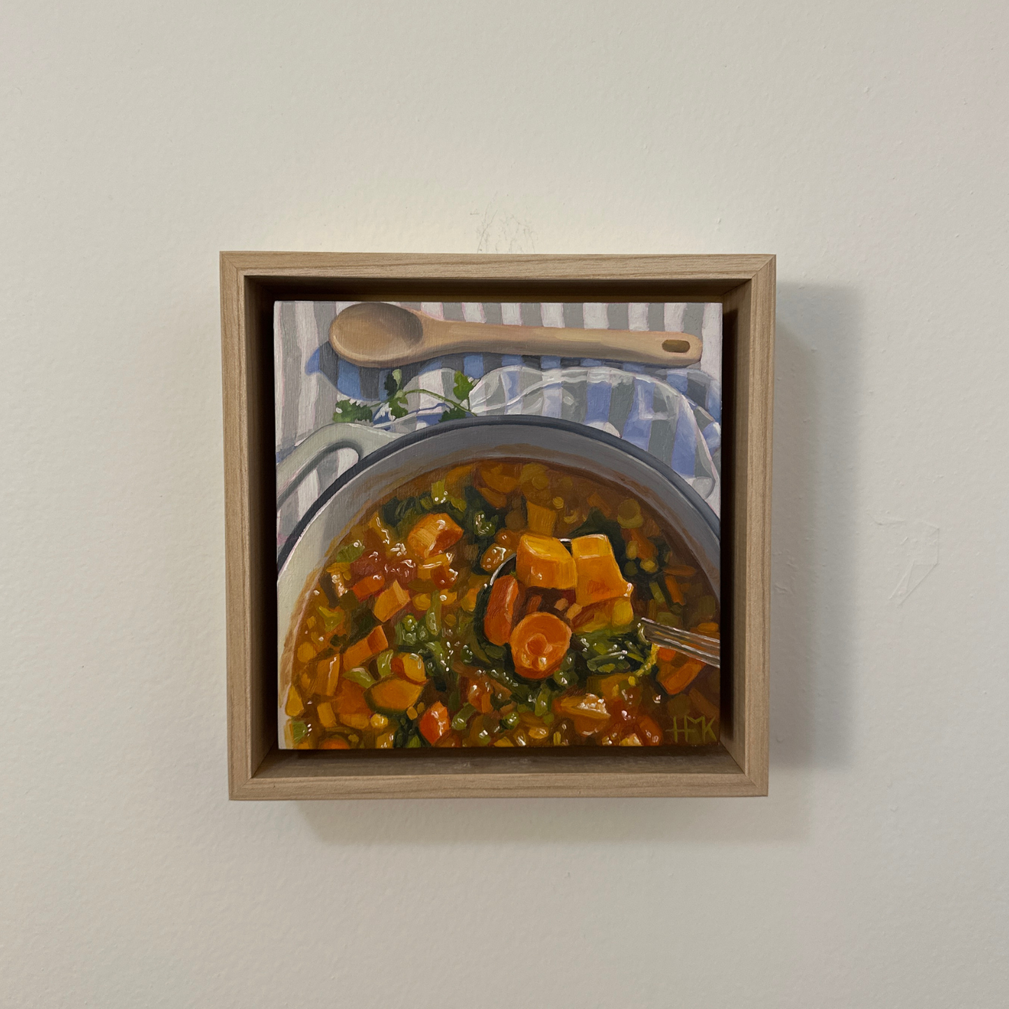 "Homemade" 6x6" Painting