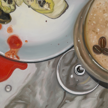 "Spill The Sauce" 12x12" Painting
