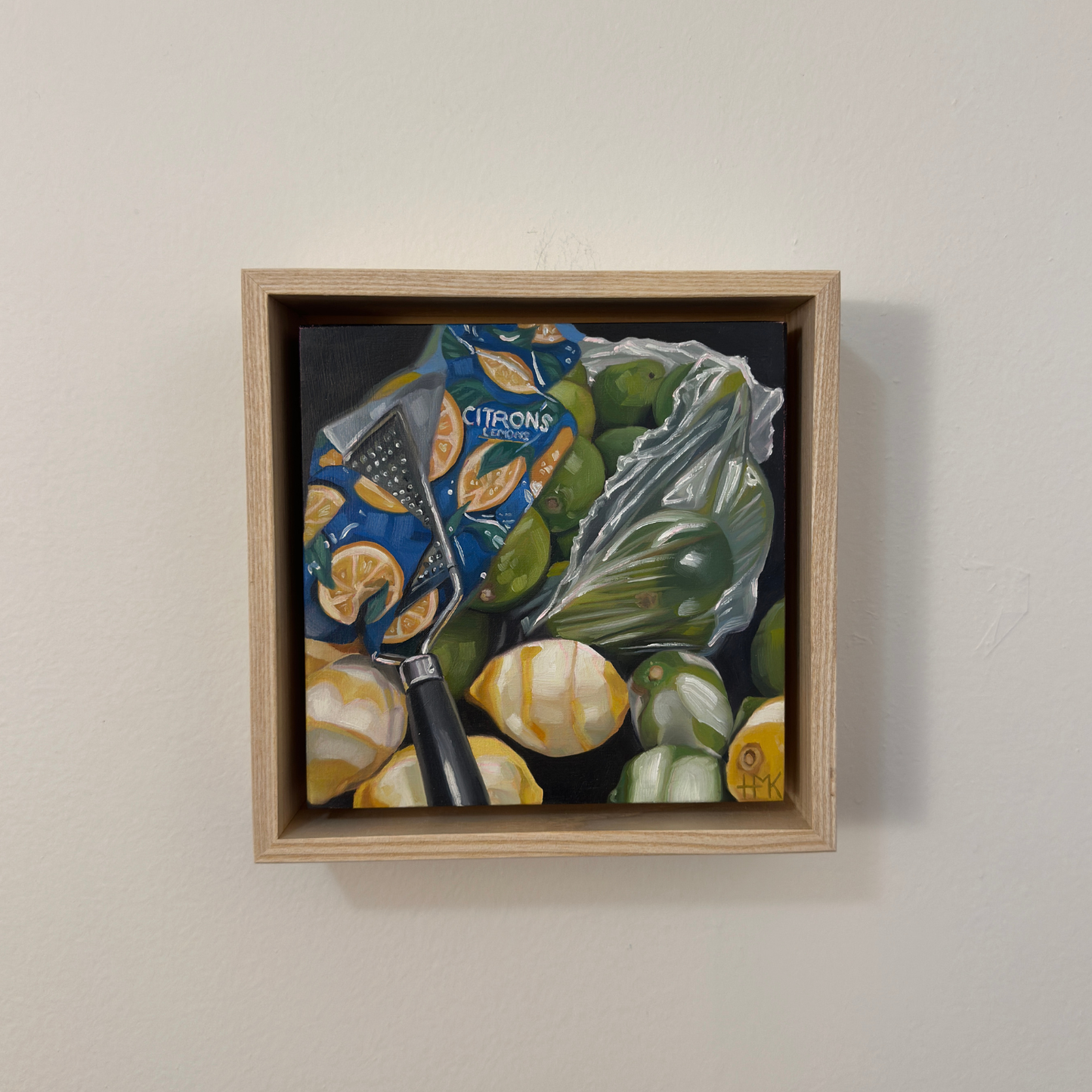 "Zested" 6x6" Painting