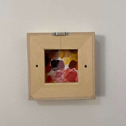 "Peach Bums" 6x6" Painting