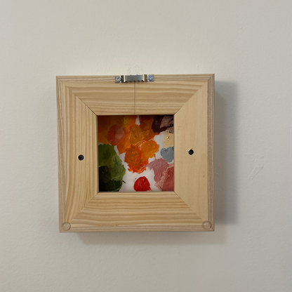 "Tomato Picnic" 6x6" Painting