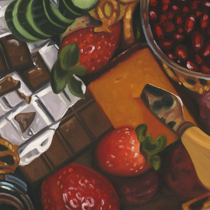 "Grazer's Delight" 30x30" Painting
