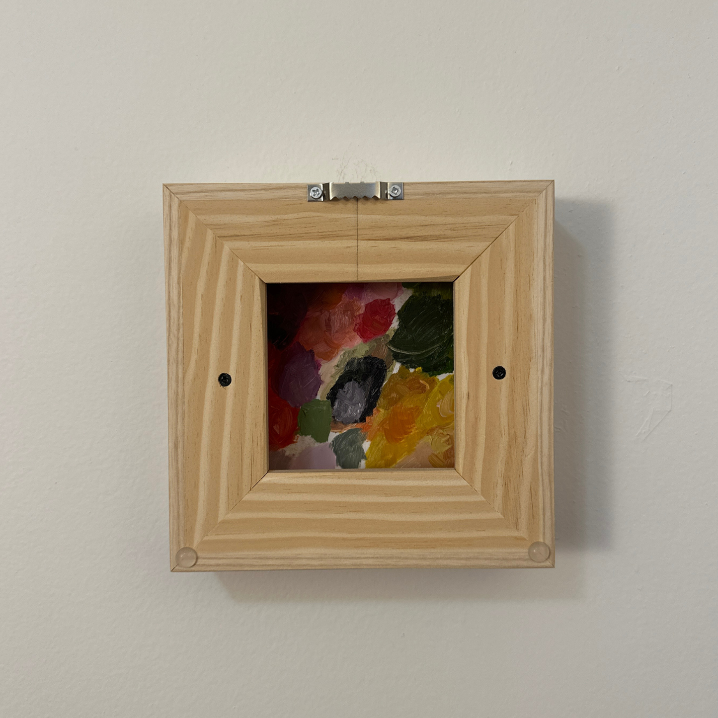 "Dragon Fruit & Stripes" 6x6" Painting