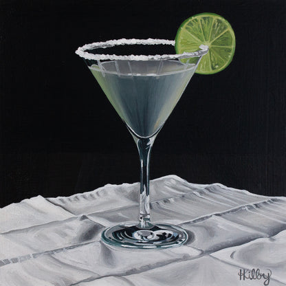 The original acrylic painting "Margarita" by Hannah Kilby from Hannah Michelle Studios.