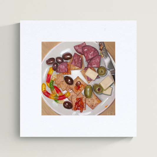 "Girl Dinner" Giclée
