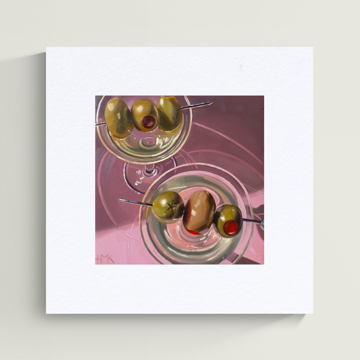 "Olive Martinis" Giclée
