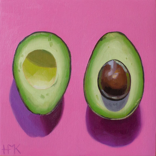 "Two Halves Make A Whole" 6x6" Painting