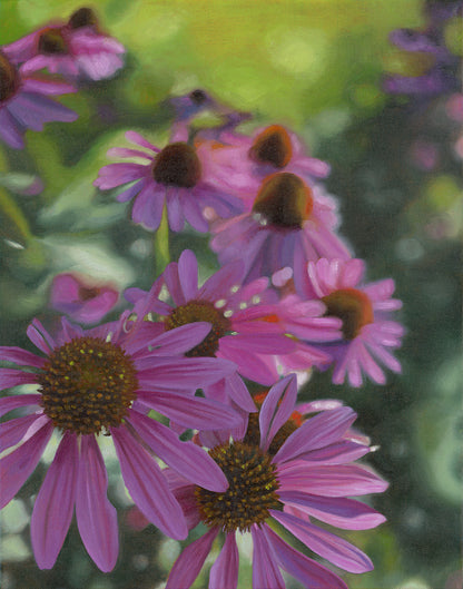 The original painting “Mom’s Garden" by Hannah Kilby from Hannah Michelle Studios.