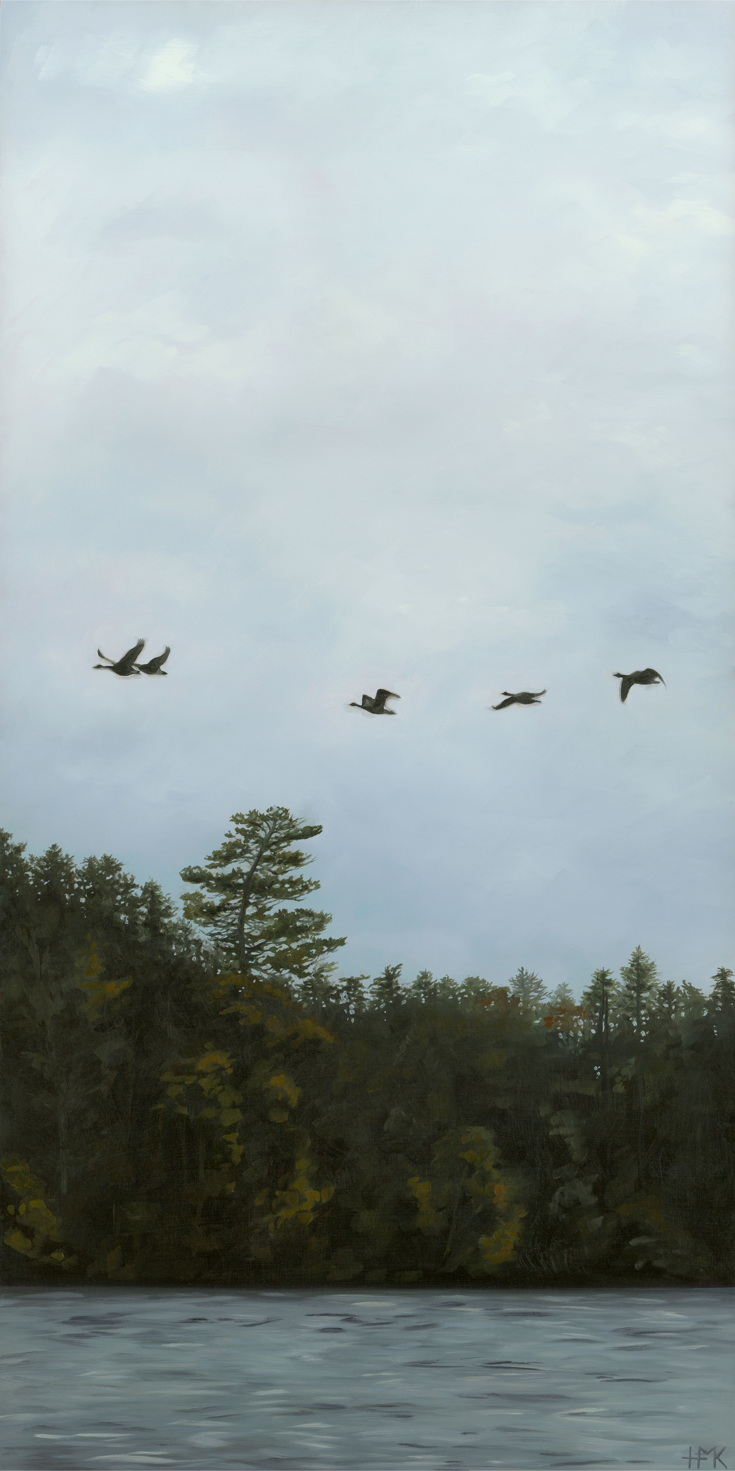 "Quintet" 12x24" Painting