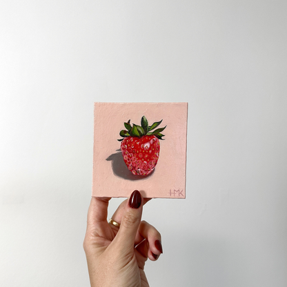 "Bite Sized No. 10" 4x4" Painting