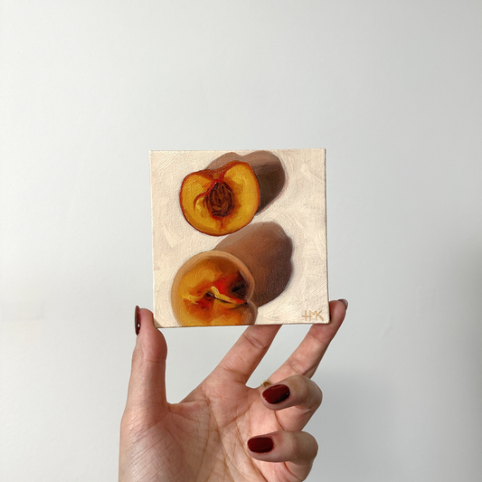 "Bite Sized No. 2" 4x4" Painting