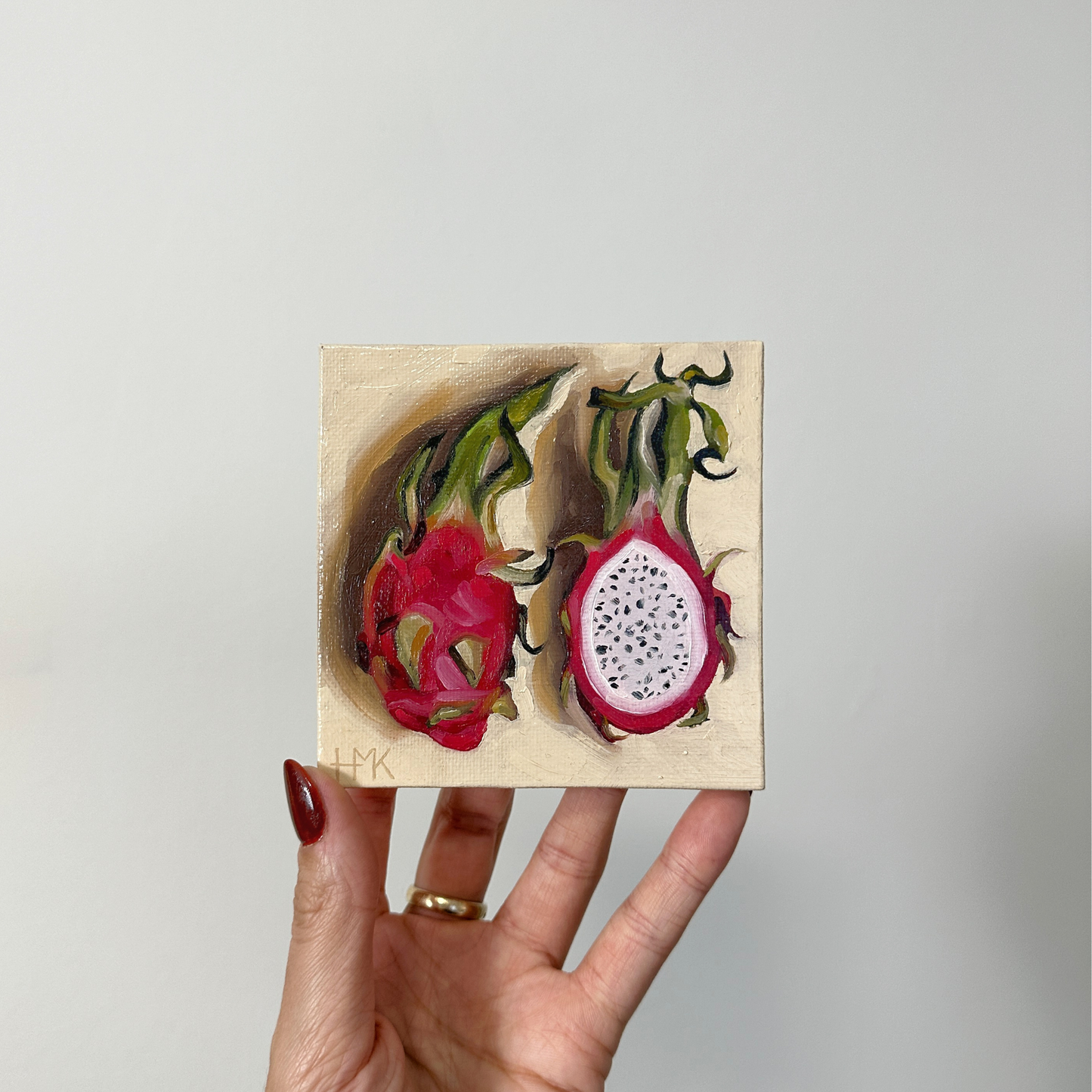 "Bite Sized No. 12" 4x4" Painting