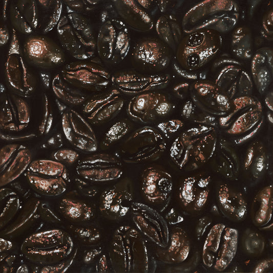 "Coffee Beans" 30x30" Painting