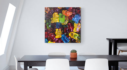 "Gummy Bears" 40x40" Painting